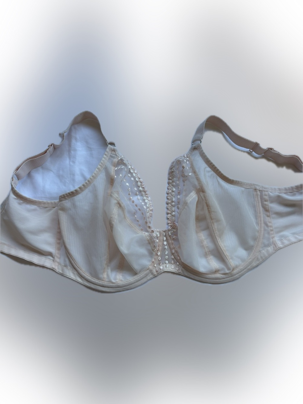 Elomi Matilda Plunge Underwire Bra UK 32H Like New
